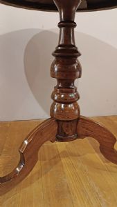 RUNDER TISCH MIT INLAY, MITTE 19. JAHRHUNDERT - Foto 7