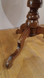 RUNDER TISCH MIT INLAY, MITTE 19. JAHRHUNDERT - Foto 8