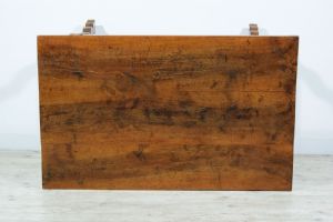 Tavolo fratino in legno massello di noce scolpito, nord Italia, fine XVII secolo - Foto 9