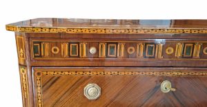 INLAID CHEST OF DRAWERS - PIEDMONT - LOUIS XVI - Foto 6