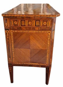INLAID CHEST OF DRAWERS - PIEDMONT - LOUIS XVI - Foto 9