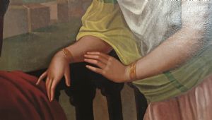 QUADRO DA ENRICO FANFANI META' XIX SECOLO DELLA POETESSA SAFFO - Foto 5