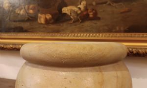 VASO EM PEDRA ARENÁRIA SEGUNDA METADE XIX SÉCULO - Foto 6