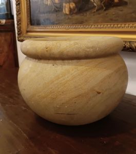 VASO EM PEDRA ARENÁRIA SEGUNDA METADE XIX SÉCULO - Foto 8