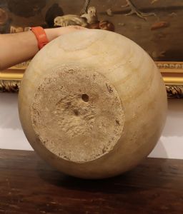 VASO EM PEDRA ARENÁRIA SEGUNDA METADE XIX SÉCULO - Foto 9