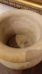 VASO EM PEDRA ARENÁRIA SEGUNDA METADE XIX SÉCULO - Foto 7