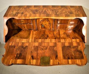 Louis XV bureau plat escamotable - Foto 5