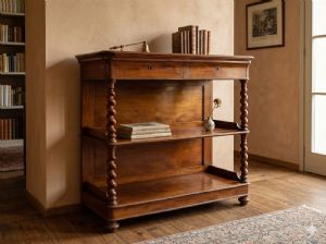 Elegant Mahogany Etagere - Restoration in progress.