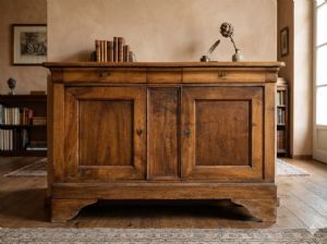 Charles X Solid Walnut Sideboard - Restored (work in progress)_car 3359