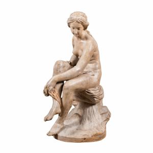 Plasticatore italiano (XVIII sec.) - Venere al bagno.