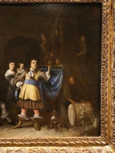 Guardhouse, Anthony Palamedesz (Delft 1601 - Amsterdam 1673) signed and dated - Foto 6