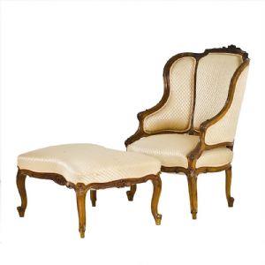 Louis XV chaiselongue armchair