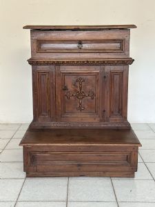 Inginocchiatoio in noce Luigi XIV  Emilia 600