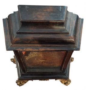 RELOJ DE MESA DE MADERA EBENIZADA - NORTE DE EUROPA - SIGLO XVIII - Foto 6