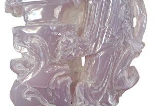 ORIENTAL FEMALE FIGURE IN AMETHYST - CHINA - 20TH CENTURY - Foto 6