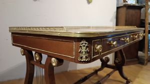 ESCRITORIO CON INTARSIA NAPOLEÓN III MEDIADOS DEL SIGLO XIX - Foto 9