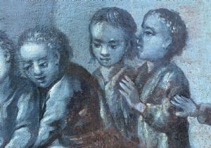 Peintre français (XVIIIe s.) - Joseph jeté dans la citerne par ses frères. - Foto 7