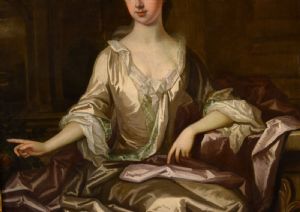 Godfrey Kneller (Lubecca 1646 – Londra 1723), Ritratto della nobildonna inglese - Foto 5
