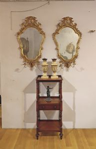 ÉTAGÈRE A TRE RIPIANI SECONDA META’ XIX SECOLO  - Foto 10