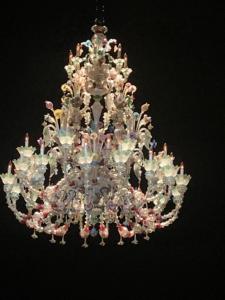 Murano-Glaslüster mit 60 Lichtern