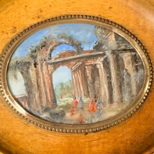 MINIATURA “ ROVINE CON PERSONAGGI” - Napoleone III