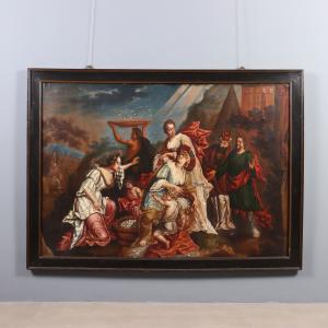 Painting The Gathering of Manna, 17th Century