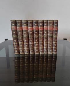 9 Bände der "Geschichte von Neapel" - Ausgabe 1821