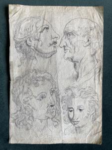 Sketch-drawing ink on paper.