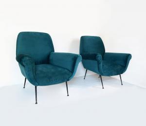 Coppia di poltrone anni 50 - Gigi Radice