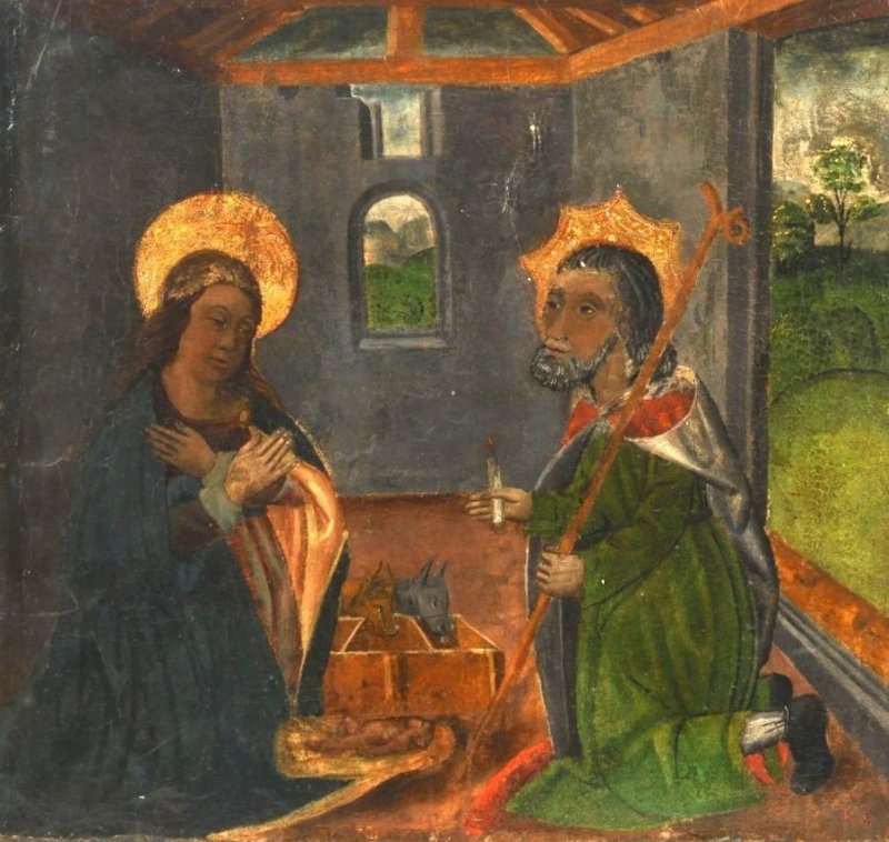 Spanish School, 16th century. The Nativity