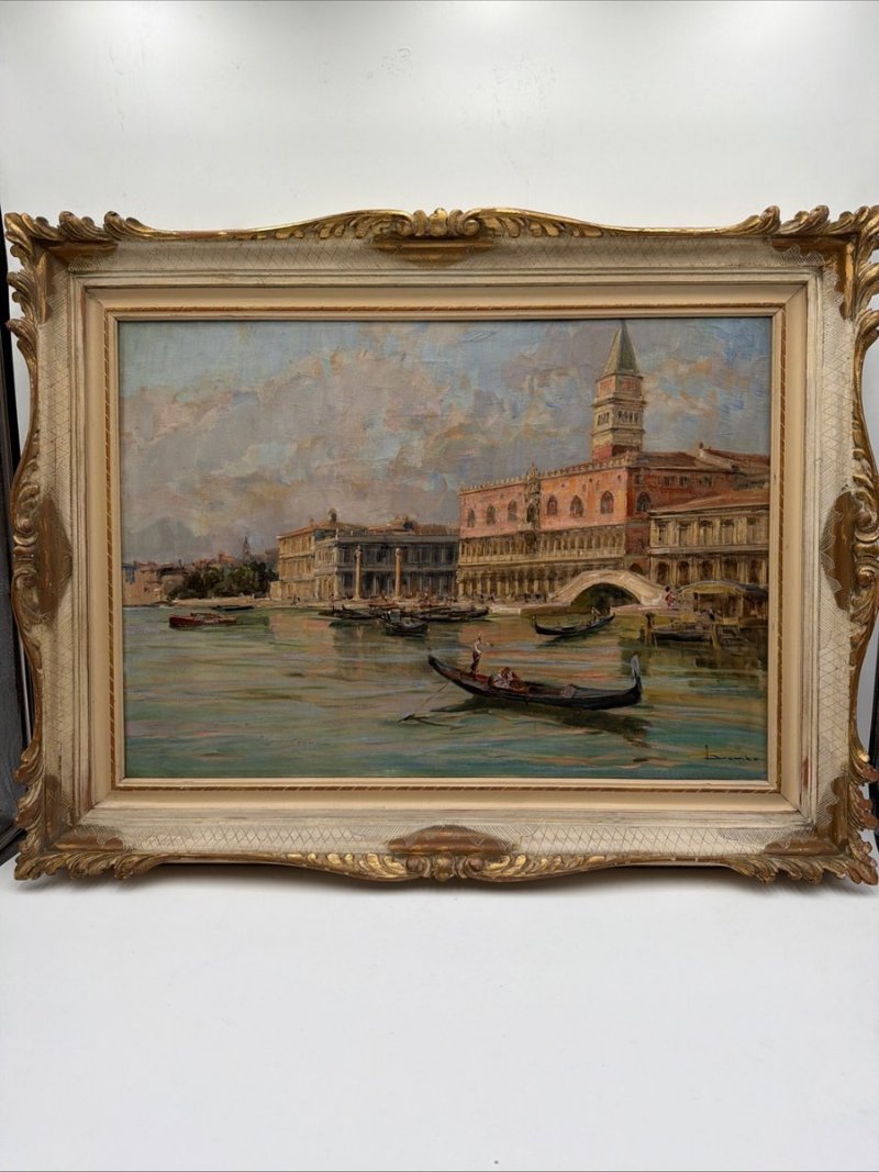 ANGELO BROMBO - Veduta di Venezia