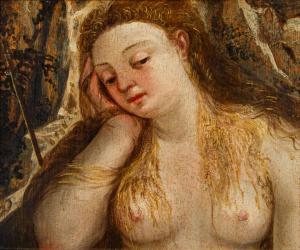 Scuola Veneta del XVI secolo, Maddalena nel deserto
