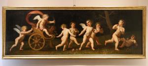 Game of cherubs with Venus's chariot, Francesco Albani (Bologna 1578 - 1660) workshop