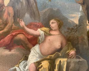 Círculo de Sebastiano Ricci (Belluno 1659 - Veneza 1734) - O Tempo e a Juventude. - Foto 8