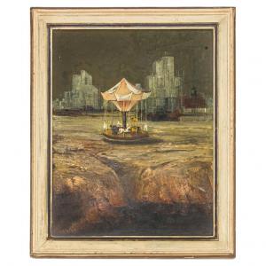 Painting "Carousel on the Outskirts" - O/8197 -
