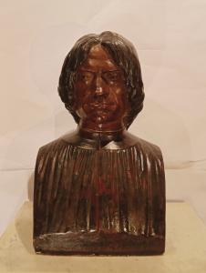 BUSTO IN TERRACOTTA DI LORENZO IL MAGNIFICO META' XIX SECOLO