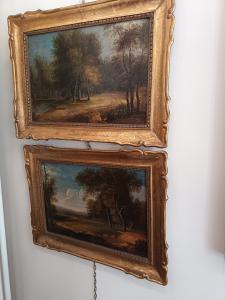 Pair of 19th-century paintings