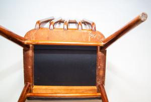 Set 6 Designstühle, Mahagoni & Sky, 50er Jahre - Foto 9