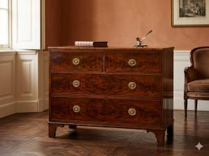 English Mahogany Chest of Drawers - Restoration Included_car 3489