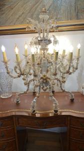Murano-Glasleuchter in Gondelform