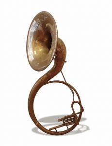 SOUSAPHONE EN LAITON FIN XIXE SIÈCLE