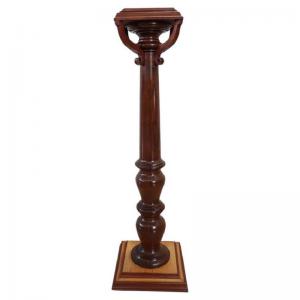 Colonna in legno di rovere secolo XX