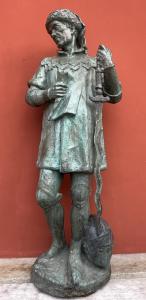 grande scultura bronzata