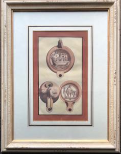"Collezione di una serie di lanterne e lampade antiche I" - XIX sec. 