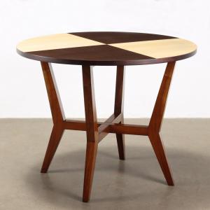 Mesa Prisma Collection Vintage Folheada a Freixo Anos 50