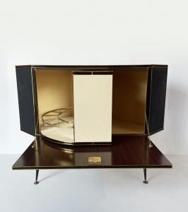 Mobiletto bar 1950 con interno girevole - Foto 7