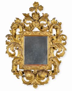 Eleganter Spiegel, Bologna 17. Jahrhundert