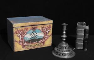 Lacquered box, France, 19th century