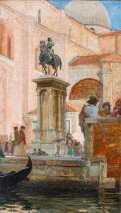Charles Lebayle (1856 - 1898), Venezia: Scorcio di Campo san Zanipolo
