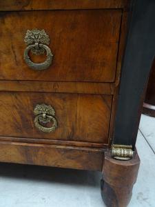 Comò Impero in noce con bronzi 1820 Francia - Foto 8
